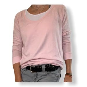 Victoria’s Secret PINK Long Sleeve Scoop Neck Top